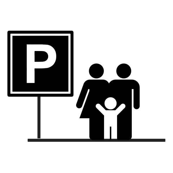Miejsca parkingowe dla rodzin
