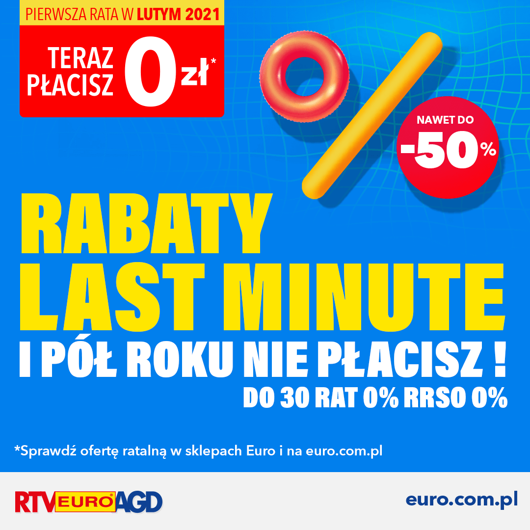 Rabaty Last Minute w Euro do -50%