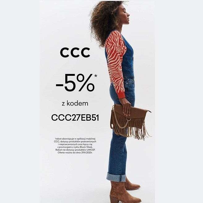 -5% rabatu na zakupy online w CCC
