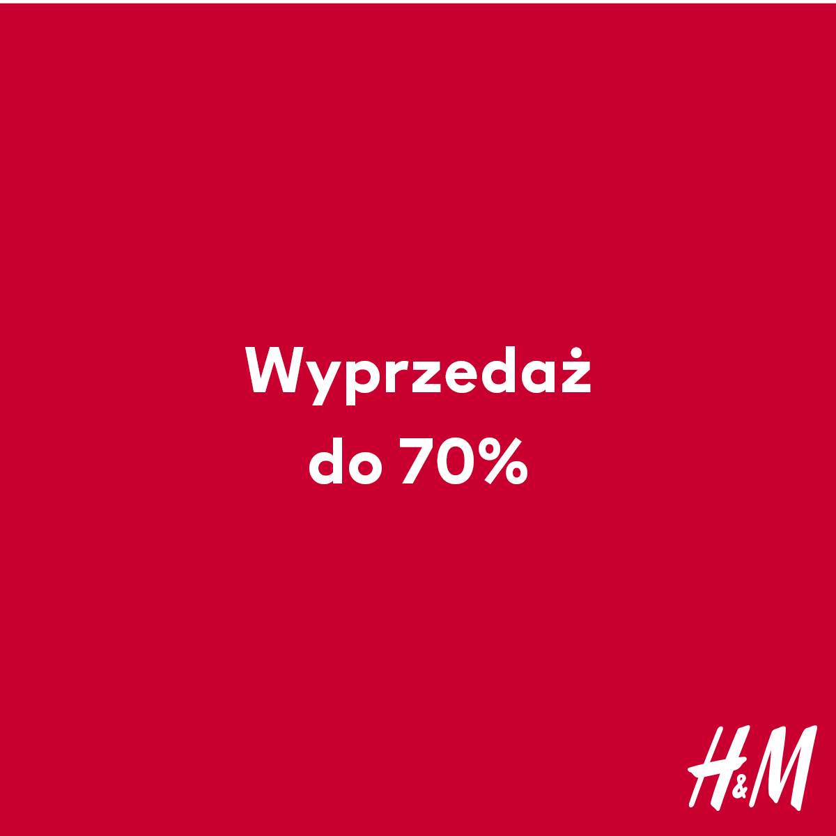 Nawet do -70% w H&M