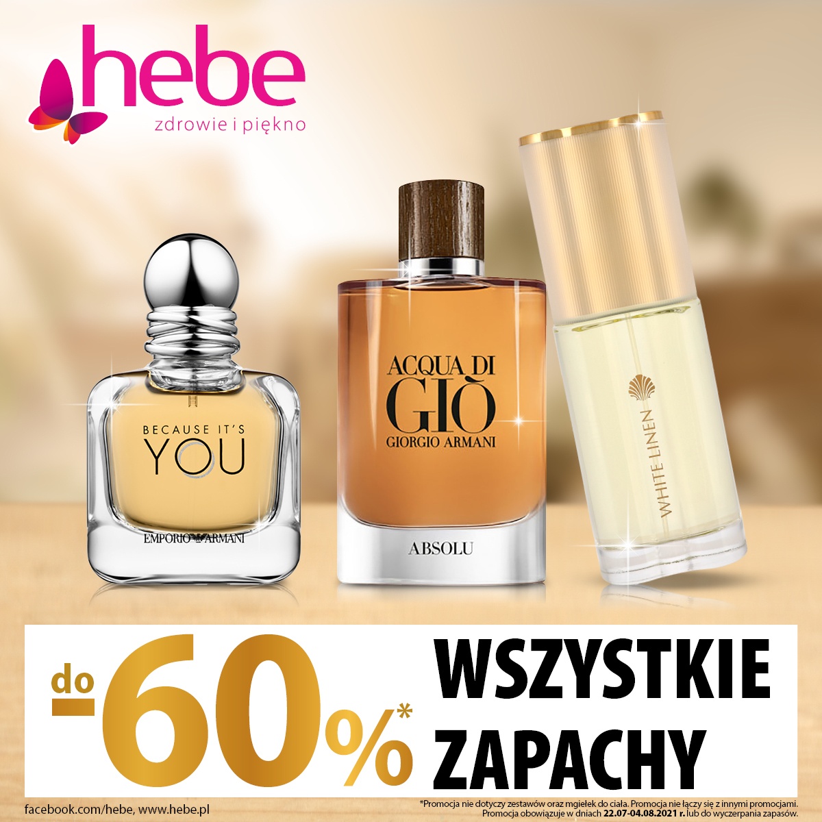 Zapachy -60% HEBE