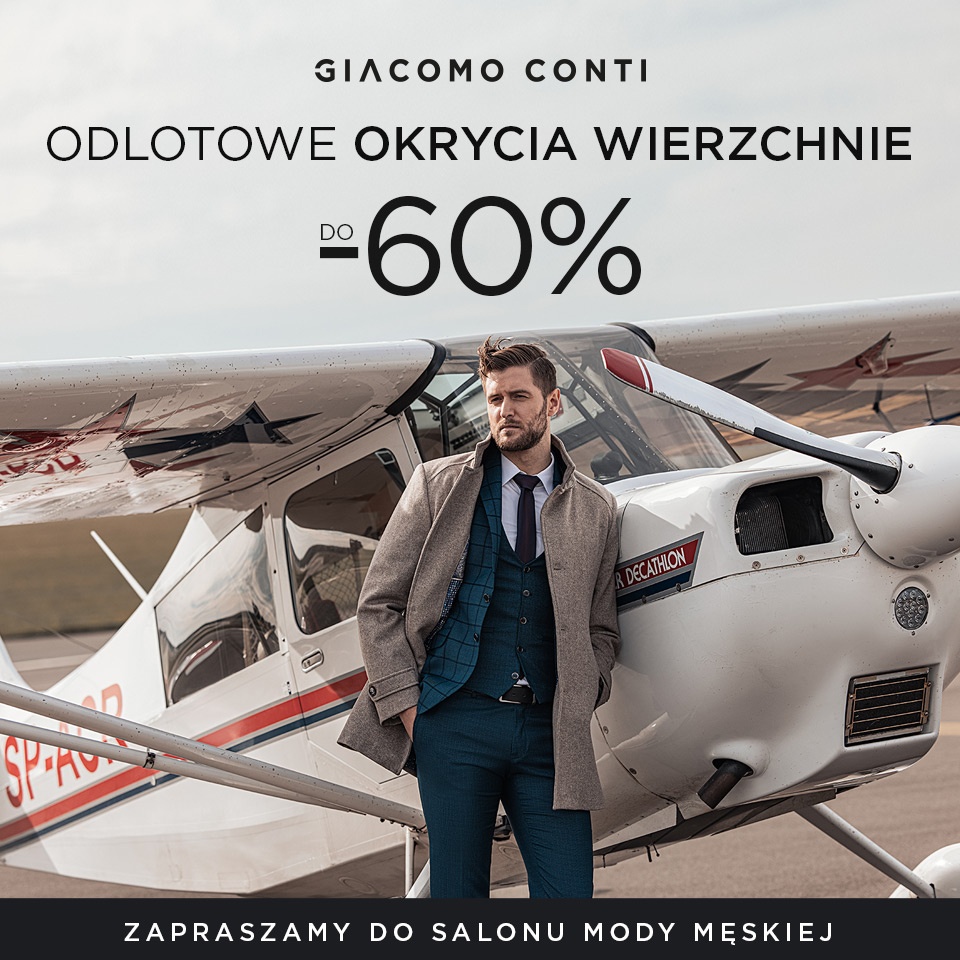Giacomo Conti -60% na okrycia wierzchnie!
