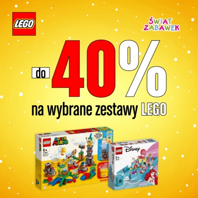 -40% na wybrane zestawy klocków Lego!