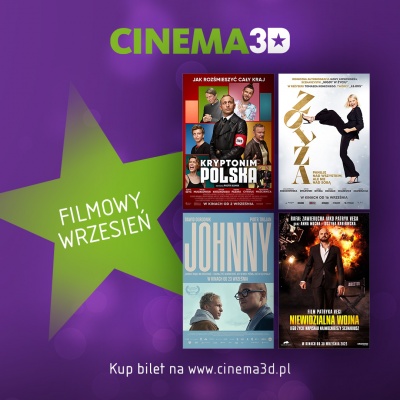 We wrześniu polskie filmy opanują Cinema3D!