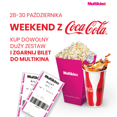 Weekend z Coca Cola w Multikinie! Odbierz darmowy bilet na listopadową premierę!
