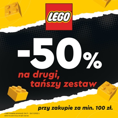 -50% na Lego!