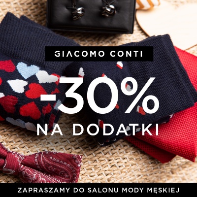 Rabat -30% na wszystkie dodatki w Giacomo Conti