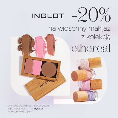 -20% na wiosenny makijaż w INGLOT