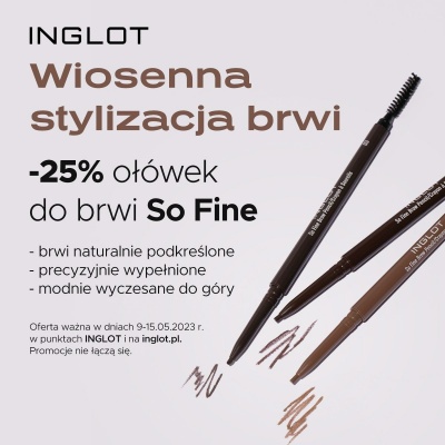 INGLOT - 25% na ołówki So FINE