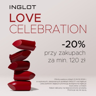 Świętuj Walentynki z marką INGLOT
