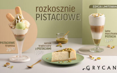 Rozkosznie pistacjowy GRYCAN