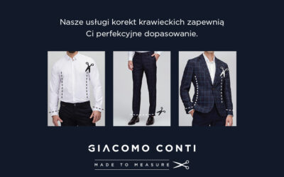 Bezpłatne korekty krawieckie w Giacomo Conti