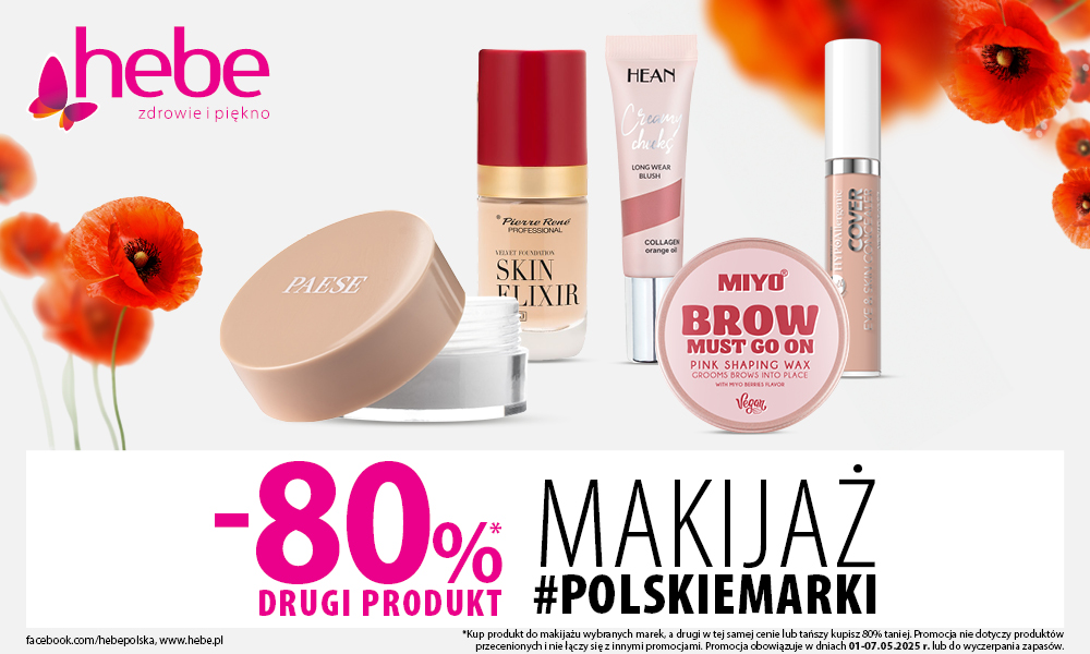 Polskie marki taniej w HEBE