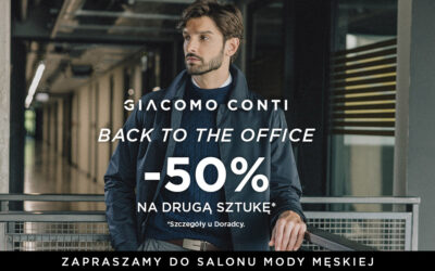Back To Office – druga sztuka taniej o 50% w Giacomo Conti