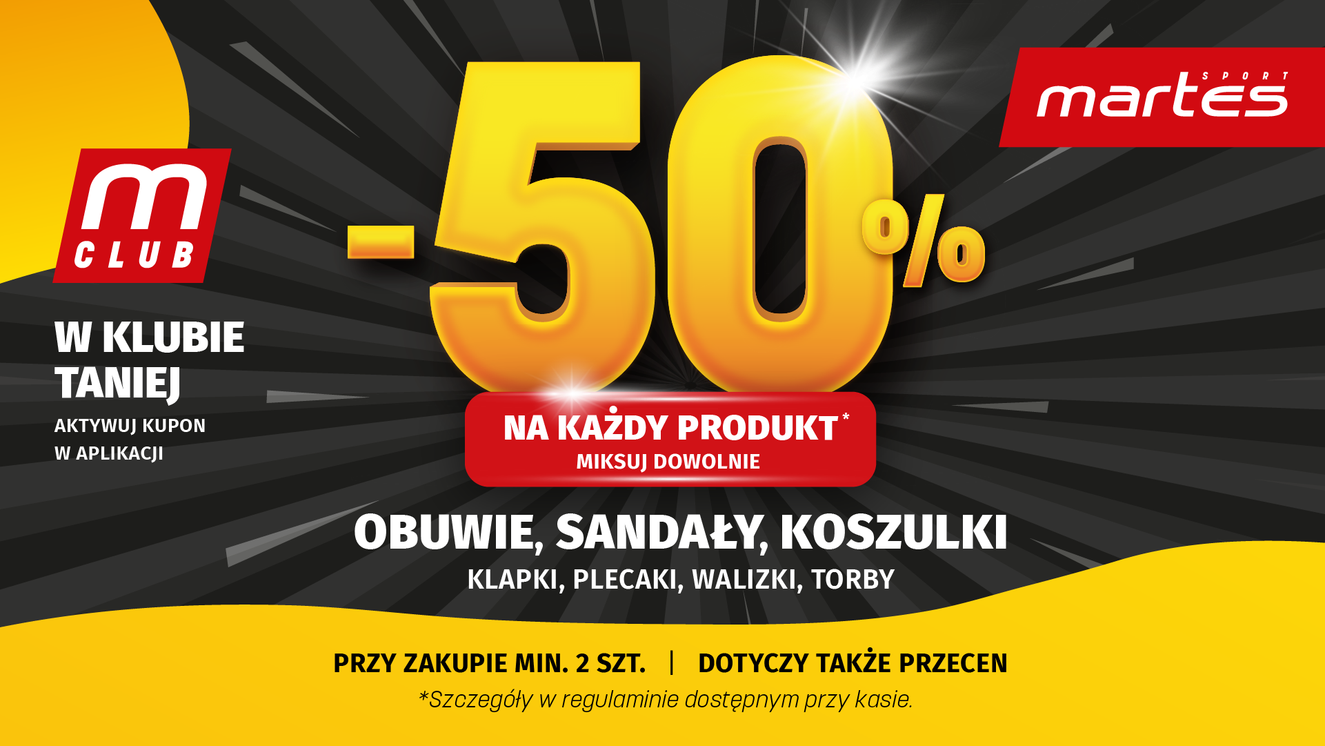 Gorące ceny na akcesoria i odzież w Martes Sport