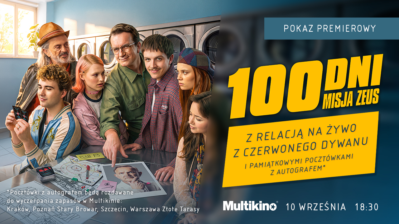 „100 DNI: Misja Zeus” w Multikinie
